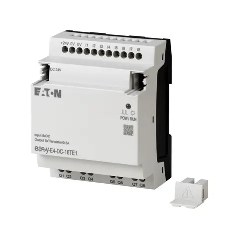 Rozszerzenie wejścia/wyjścia 24VDC, 8DI, 8DO-T, EASY-E4-DC-16TE1, easyE4; 197220, EATON ELECTRIC