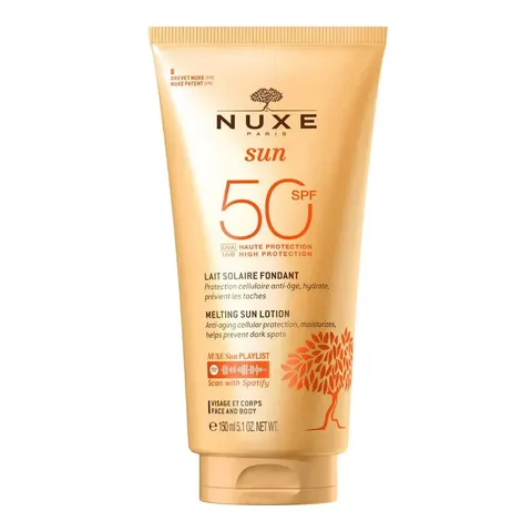 Laboratoire Nuxe - Sun mleczko do opalania twarzy i ciała SPF50 150ml