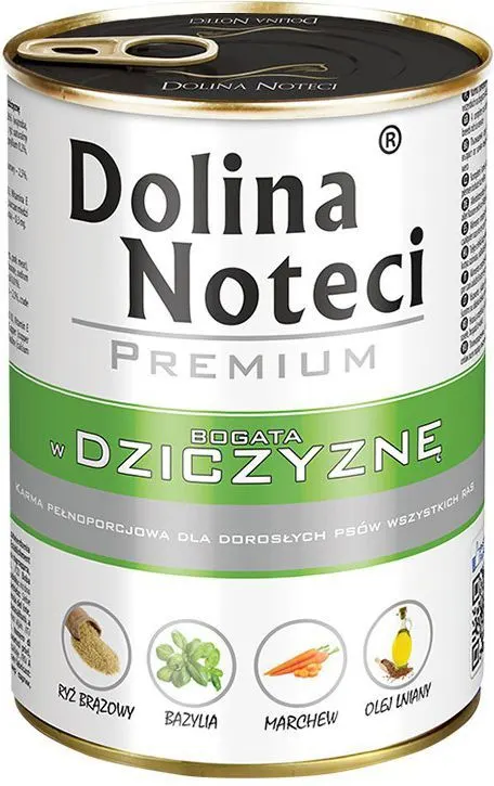 Karma Dolina Noteci Premium Dziczyzna 800g