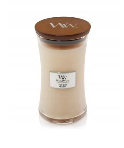 Woodwick White Honey Świeca Duża 609,5g