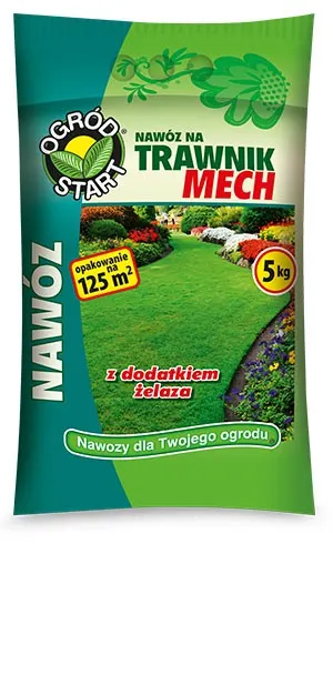 Nawóz Do Trawy Z Żelazem Anty Mech 5kg Ogród Start