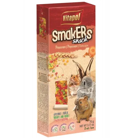 Smakers Popcorn Dla Gryzoni 70g Vitapol