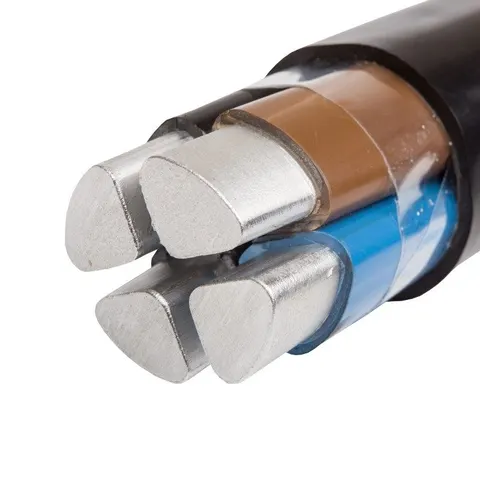 Kabel YAKY 4x35 SE 0,6/1kV, żyły jednodrutowe sektorowe, bęben zwrotny; ELTRIM