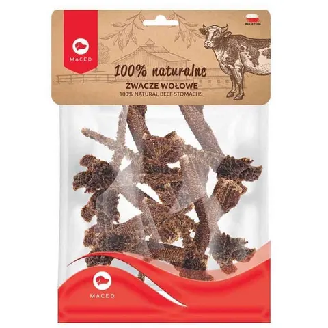 Maced Naturalne Żwacze Wołowe Przysmak Dla Psa 500g