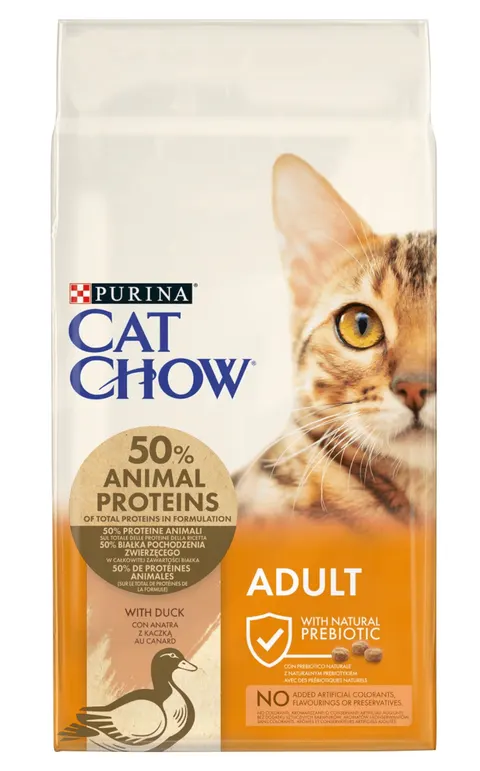 Karma sucha Purina Cat Chow z kaczką 15kg