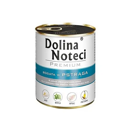 Dolina Noteci Premium Bogata W Pstrąga 800G Karma Mokra Dla Psa