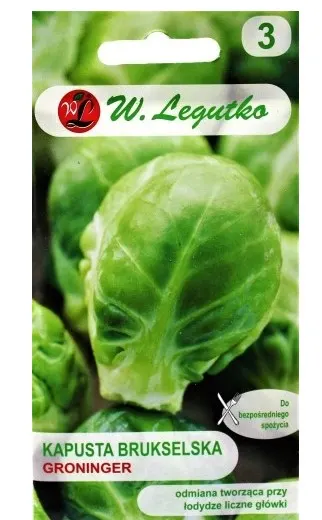 Nasiona Kapusta Brukselka Groninger 1g Legutko Grc3