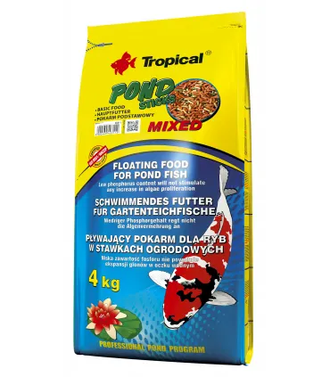 Pokarm Pond Sticks Mixed 4kg Tropical