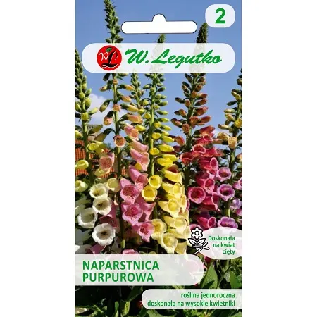 Nasiona Naparstnica Purpurowa Mix 0,5g Legutko Grc2