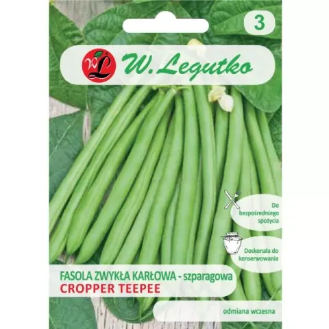 Nasiona Fasola Szparagowa Cropper Teepee 40g Legutko