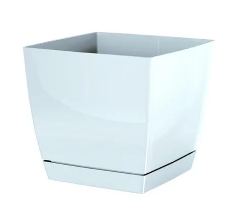 Doniczka Coubi biały DUKP120 12cm Prosperplast