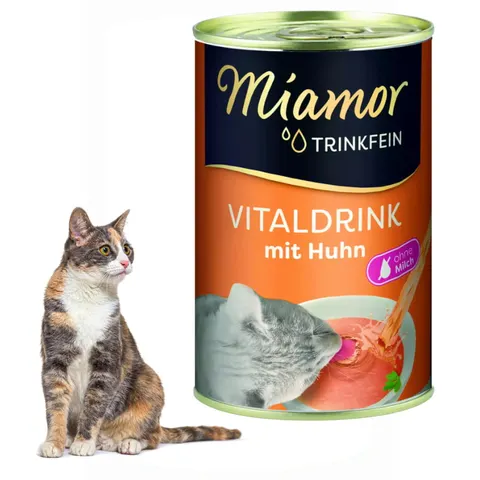 Miamor Vitaldrink z Kurczakiem Odżywczy Napój dla Kotów 135ml