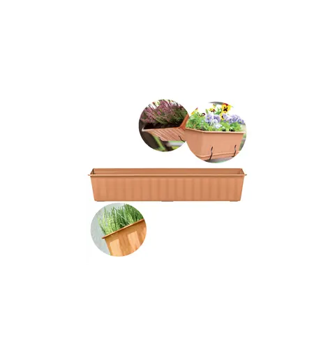 Skrzynka balkonowa Agro 70 cm terakota Prosperplast