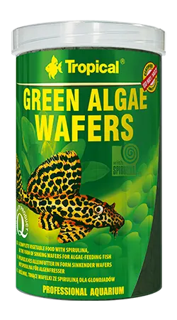 Tropical green algae wafers 1000ml dla glonojadów