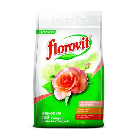 Nawóz Do Róż I Roślin Kwitnących 3kg Florovit