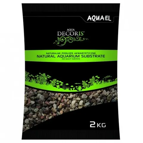 Aquael Żwir Naturalny Wielobarwny 3-5mm 2kg Podłoże do Akwarium