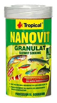 Tropical NanoVit Granulat Pokarm dla Małych Ryb 100ml