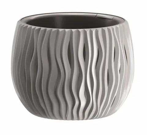 Doniczka Sandy Bowl DSK150 szary kamienny 14,4cm Prosperplast