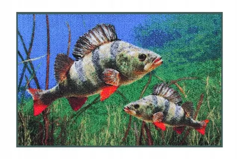 Wycieraczka Wędkarska Okoń 3d 60x40cm Delphin
