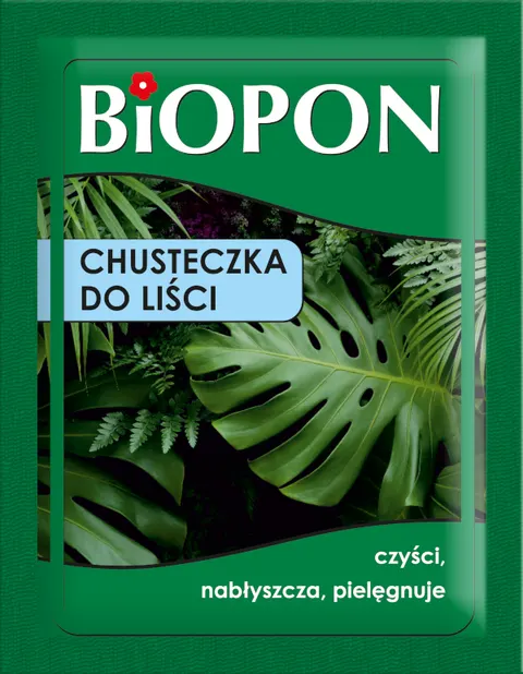 Biopon Chusteczka Do Pielęgnacji Liści 1szt