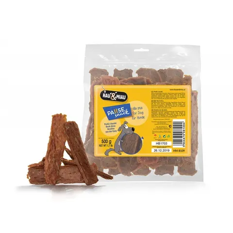Przysmak Hau&Miau Paski Z Kaczki Dla Psa 500g Hm-8109