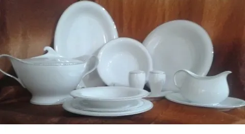 Serwis Obiadowy Julia Platin