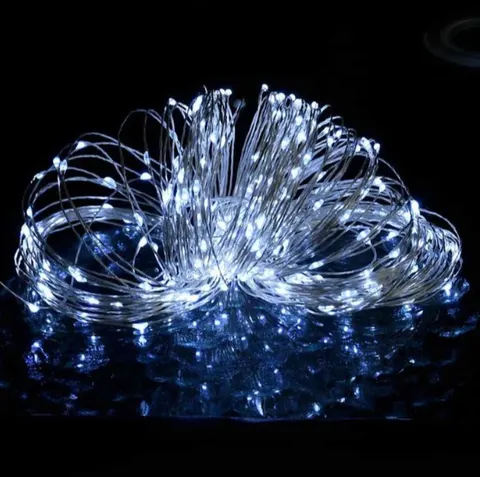 Lampki LED Łezki 180L BIAŁY ZIMNY