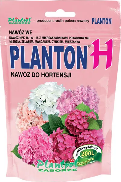 PLANTPOL Planton H nawóz rozpuszczalny do hortensji 200g