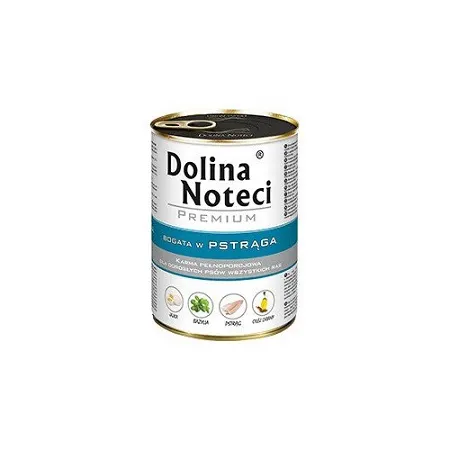 DOLINA NOTECI PREMIUM PSTRĄG 400g mokra karma dla psa