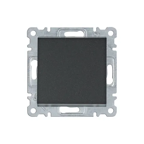 LUMINA Przycisk pojedynczy zwierny 10A 250V moduł czarny; WL0113 HAGER