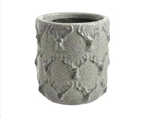 Osłonka Ceramiczna Szara 16,5x18cm