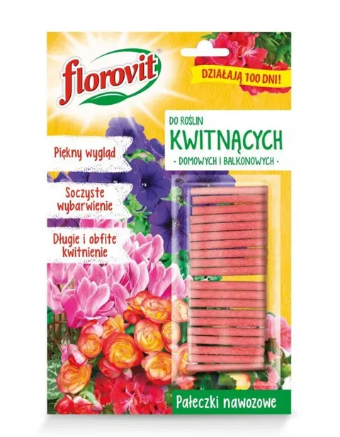 Florovit - pałeczki nawozowe do roślin kwitnących 20 szt