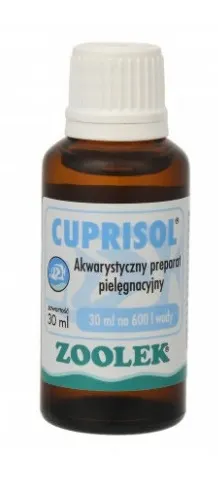 Zoolek cuprisol 30ml na pleśń oodinium i glony