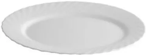 Talerz Obiadowy Półmisek Trianon 22cm Biały Luminarc