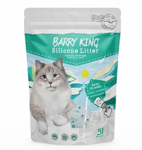Żwirek Silikonowy Dla Kota Baby Powder 5l Bk-14509 Barry King
