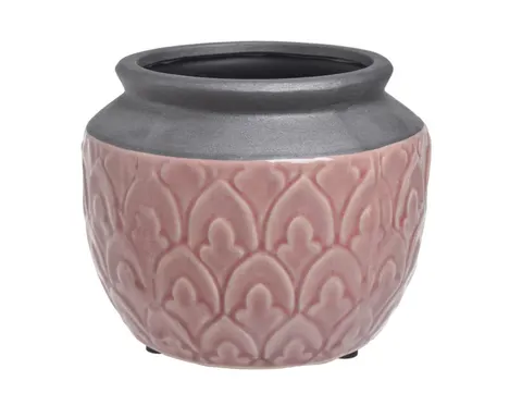 Osłonka ceramiczna Różowa 16 cm