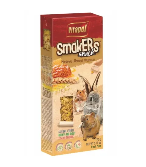 Smakers Dla Gryzoni Miodowy 70g 2szt Vitapol