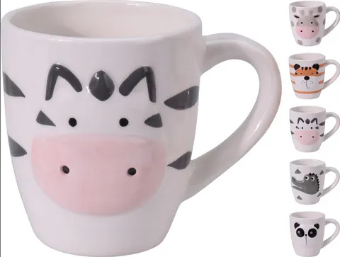 Kubek Animal Kids Zwierzątka 320 ml ceramiczny dla dzieci