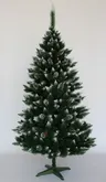 Choinka sztuczna sosna szroniona z szyszką 220 cm ze stojakiem