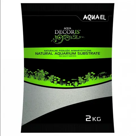 Aquael Piasek Kwarcowy 0,1-0,3mm 2kg Drobne Podłoże do Akwarium