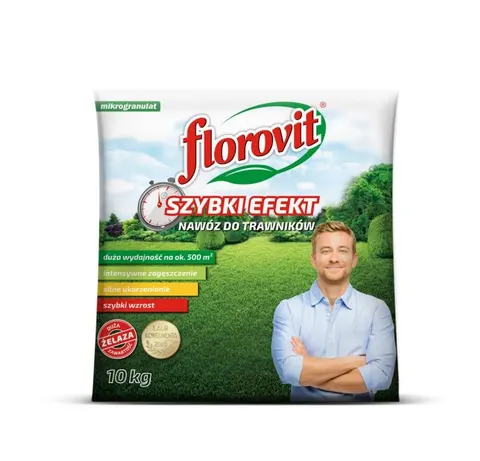 Nawóz Do Trawników Szybki Efekt 10kg Florovit