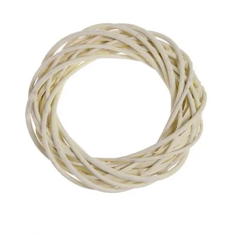 Wianek Wiklinowy Dekoracyjny Żółty 35 Cm 129can12545-4yl Canea