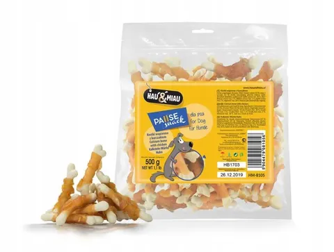 Przysmak Hau&Miau Kostki Wapienne Z Kurczakiem 500g Hm-8105