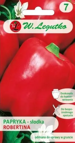 Nasiona Papryka Robertina 0,5g Legutko