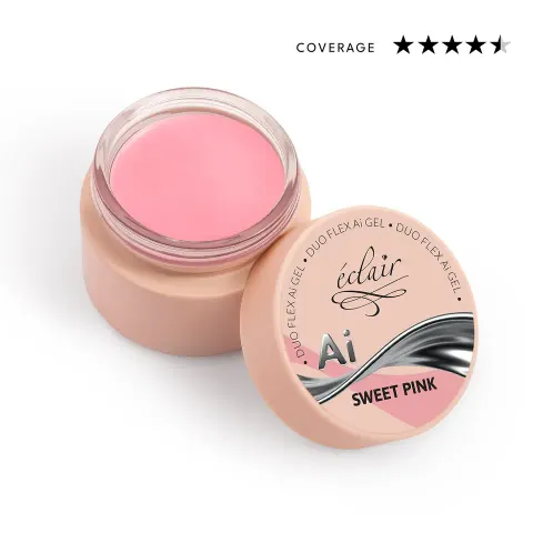 ECLAIR - Żel budujący Duo Flex AI Gel SWEET PINK 15g