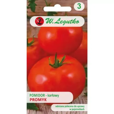 Pomidor gruntowy karłowy Promyk 0.5g - W. Legutko