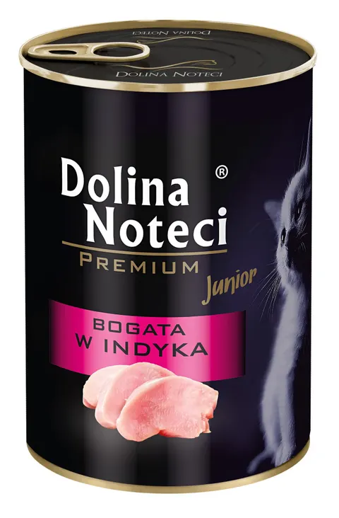 Karma mokra Dolina Noteci Junior Indyk 400g