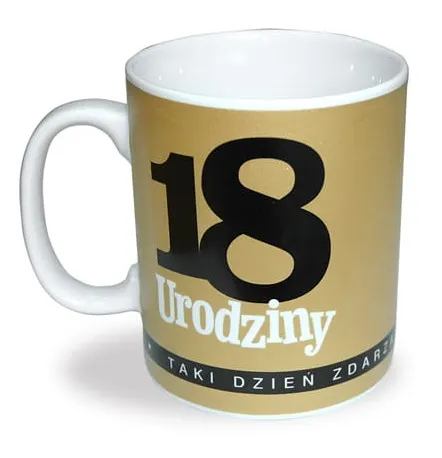 Kubek Gigant 18 Urodziny Osiemnastka 700ml G-041 Kukartka
