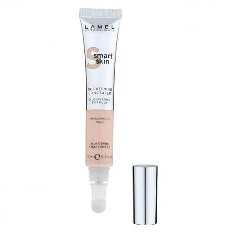 LAMEL Smart Skin Brightening Concealer Korektor z kwasem hialuronowym nr 402 15 ml (termin: 27.06.2027)