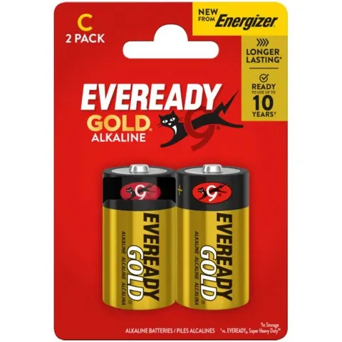 Bateria Eveready LR14/2BP Gold Alkaline 1,5V Alkaiczna / 2 szt.